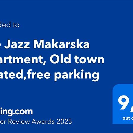 The Jazz Makarska Apartment, Old Town Located,Free Parking Bagian luar foto