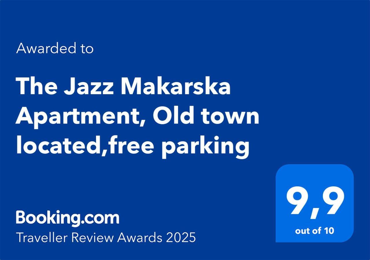The Jazz Makarska Apartment, Old Town Located,Free Parking Bagian luar foto